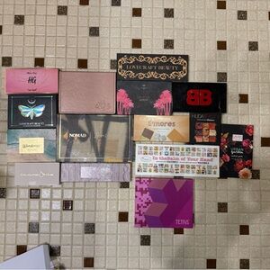 Assorted Makeup Palette Collection